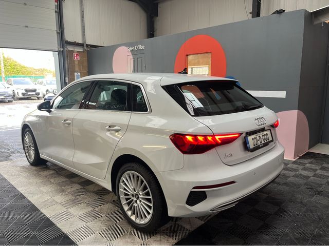 Image for 2022 Audi A3 €26950 2022 AUDI A3 SPORTBACK 30TFI 1.0 AUTOMATIC / REVERSE CAMERA / PADDLE SHIFTERS / HEATED & ELECTRIC SEATS / CRUISE CONTROL 