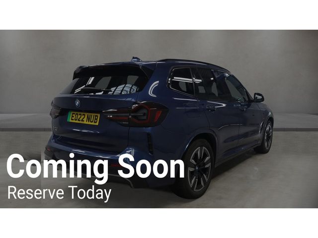 Image for 2022 BMW iX3 M SPORT (PAN ROOF / OYSTER LEATHER) AUTOMATIC **ONE OWNER / APPLE CARPLAY / DRIVING ASSISTANT PRO / ELECTRIC SUNROOF / HEATED STEERING WHEEL / REVERSE CAMERA / SAT NAV / WIRELESS PHONE CHARGING**