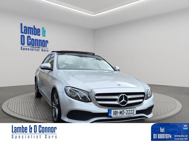 Image for 2018 Mercedes-Benz E Class E220 D SE PREMIUM * IRIDIUM SILVER / BEIGE LEATHER * PANORAMIC SLIDING SUNROOF * REAR-VIEW CAMERA * HEATED SEATS * SERVICE HISTORY * BEST AVAILABLE * 