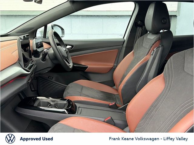 Image for 2025 Volkswagen ID.4 77KWH PRO PLUS 286BHP *GLACIER WHTE* *DRAMMEN ALLOYS* *FLORENCE BROWN ART VELOUR* *LONGER RANGE* *ELECTRIC TAILGATE* *IQ HEADLIGHTS* *REAR VIEW CAMERA* *PCP AVAILABLE* *BATTERY CERTIFIED*