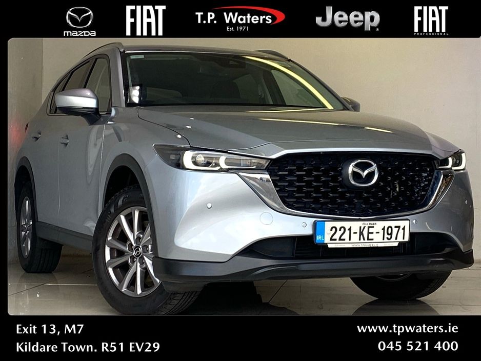 Image for 2022 Mazda CX-5 2.2 - FULL TP WATERS MAZDA SERVICE HISTORY - CHROME ROOF RAILS - TAXED UNTIL MAY 2026