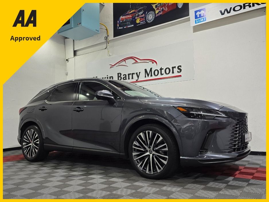 Image for 2023 Lexus RX450h+ 2.5 PHEV (PREMIUM PLUS) 4WD AUTOMATIC **TOP SPEC / 21" ALLOY WHEELS / ACTIVE RADAR CRUISE / ELECTRIC BOOTLID / HEATED & COOLING SEATS / HEAD UP DISPLAY / 360 DEGREE CAMERA / WIRELESS PHONE CHARGING**