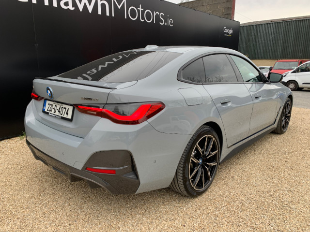 Image for 2023 BMW i4 M SPORT EDRIVE40 AUTO ELECTRIC 5DR // ONE OWNER // EXCELLENT CONDITION // ANTICIPATED RANGE OF 502 TO 597 KM'S // ELECTRIC TAILGATE, SAT NAV AND REVERSE CAMERA // 