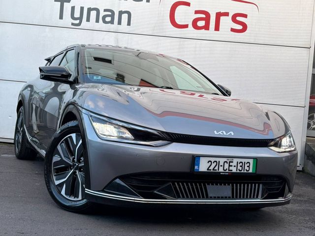 Image for 2022 Kia EV6 77kwh, 19” Alloys, Beige Leather, Heated Steering Wheel, Camera, CarPlay, Wireless Charger, Blind Spot Detection - First Reg in April 2022 - Trade in Price €25, 444