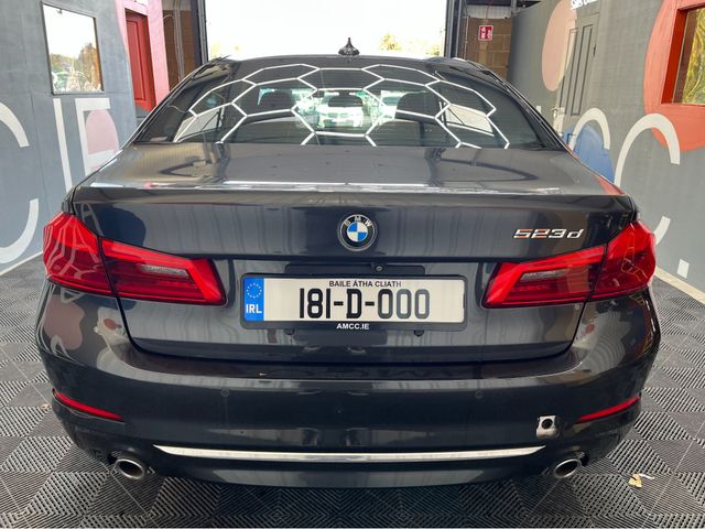 Image for 2018 BMW 5 Series €22950 2018 BMW 523D LUXURY 2.0 AUTOMATIC / CRUISE CONTROL / 360° CAMERA / ELECTRC MEMORY & HEATED SEATS / AMBIENT LIGHTS AND MORE