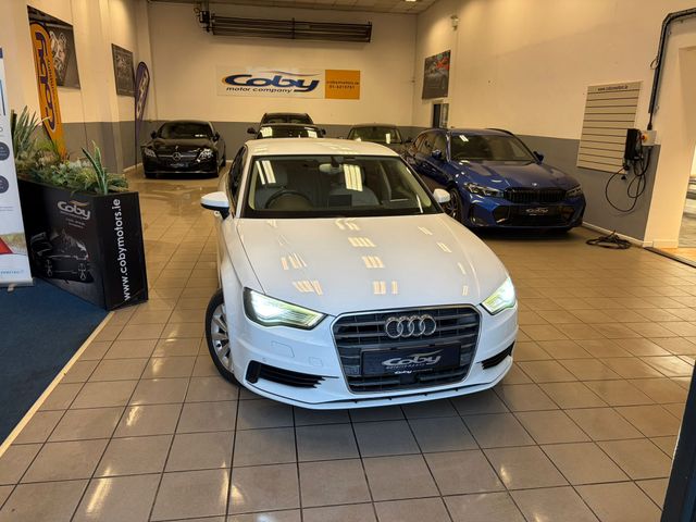 Image for 2014 Audi A3 1.4 Auto 4dr Saloon. 2 Keys, New NCT. Leather, Alloy Wheels, Digital Dash, Heated/ Electric Seats, Dual Climate, Cruise, MFSW, Reverse Camera, Sat Nav, Cup Holders, Bluetooth, Paddle Shift and more.