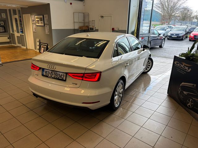 Image for 2015 Audi A3 1.4 Petrol Auto Saloon 4DR. New NCT done before collection, Reverse Camera, Dual Climate Control, MFSW, Cruise Control, Sat Nav, Handsfree, Parking Sensors, Paddle Shift and more.