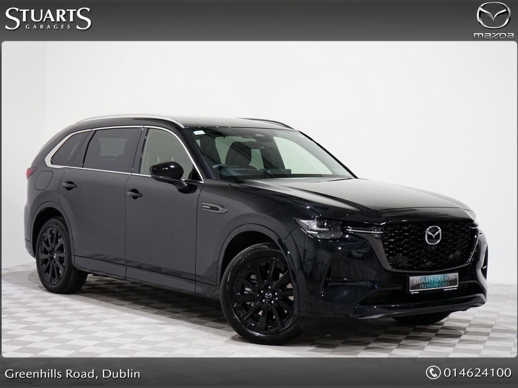 Image for 2025 Mazda CX-80 2.5L PHEV 327ps 8AT HOMURA PLUS*@STUARTS MAZDA, YOUR HOME FOR MAZDA IN SOUTH DUBLIN*MAZDA CX-80 2.5 PHEV 327PS HOMURA PLUS 7 SEATER*BLACK LEATHER SEAT W/ SEAT VENTILATION W/ SEAT HEATER, 20 INCH ALL