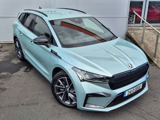 Image for 2024 Skoda Enyaq Enyaq 85 Sportline Plus, 20” Alloys, Alcantara Sports Seats, Heated Seats, Heated Steering Wheel, CarPlay/Android Auto, Electric Tailgate - First Registered February 2024 - Trade in Price €37, 888