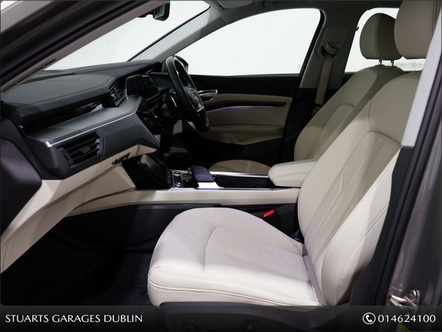 Image for 2023 Audi Q8 e-tron Q8 50 E-TRON QUATTRO SPORT: CHRONOS GREY WITH BEIGE VOLCONA LEATHER, 21” DIAMOND CUT ALLOYS, FULL ELECTRIC SEATS WITH MEMORY, HEATED FRONT SEATS