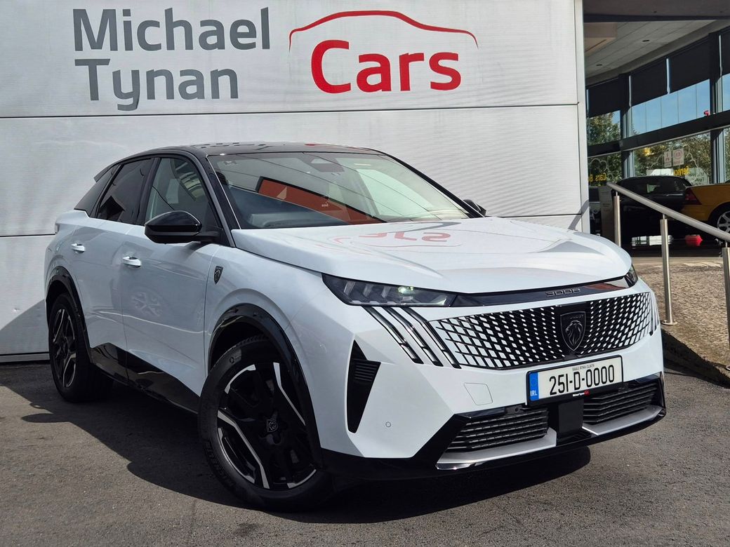 Image for 2025 Peugeot 3008 GT Line 73kwh Auto (210bhp) Tinted Glass, 20" Alloys, Camera, CarPlay, 1/2 Leather - First Registered January 2025 - Trade in Price €33, 888