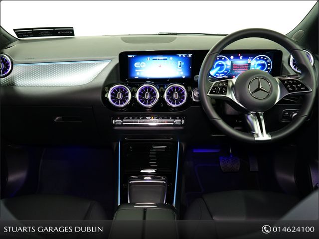 Image for 2025 Mercedes-Benz EQA EQA 250+ SPORT EXECUTIVE *ONLY 300KM* FINISHED IN OBSIDIAN BLACK METALLIC BLACK WITH BLACK ARTICO LEATHER INTERIOR, MBUX INFOTAINMENT, 