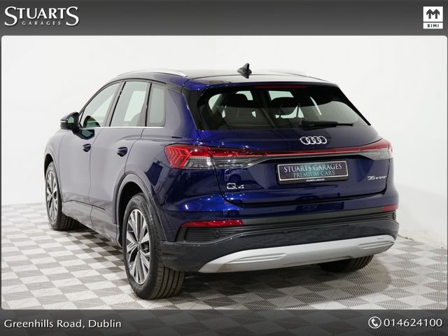 Image for 2023 Audi Q4 e-tron Q4 E-TRON 35 SPORT: NAVARA BLUE METALLIC, 19” DIAMOND CUT ALLOYS, ANTHRACITE CLOTH INTERIOR, ADAPTIVE CRUISE CONTROL, HEATED SEATS
