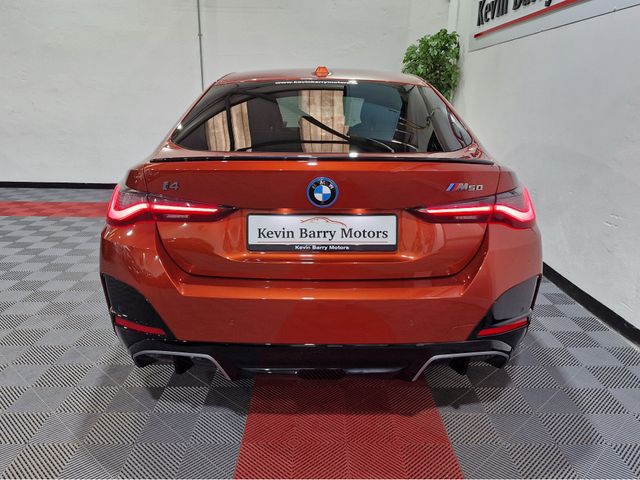 Image for 2023 BMW i4 M50 540BHP AUTOMATIC **ONE OWNER / 19" ALLOYS / DRIVING ASSISTANT PRO / ELECTRIC BOOTLID / FULL OYSTER LEATHER / HARMAN KARDON SOUND / M SEATBELTS / 360 DEGREE CAMERA / WIRELESS PHONE CHARGING**