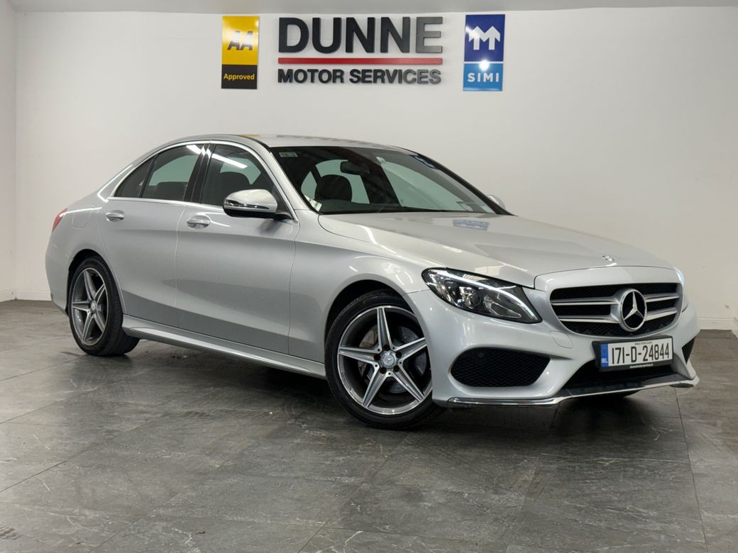Image for 2017 Mercedes-Benz C Class **C180 **AMG **MULTI FUNCTION STEERING WHEEL **ADAPTIVE CRUISE CONTROL **MULTI FUNCTION CENTRE CONSOLE **DUAL DIGITAL CLIMATE CONTROL **AUTO START STOP **LED HEADLIGHTS / TAILIGHTS **BLEUTOOTH RADIO *