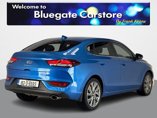 Image for 2018 Hyundai i30 I 30 FASTBACK**MULTIFUNCTIONAL STEERING WHEEL**REVERSE CAMERA**TOUCH SCREEN MEDIA DISPLAY**BLACK CLOTH INTERIOR**ELECTRIC MIRRORS**BLUETOOTH**NAVIGATION**17"ALLOYS**FINANCE AVAILABLE**