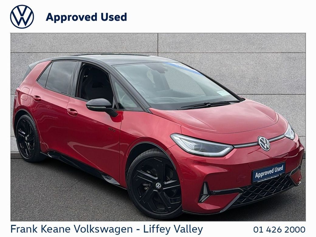 Image for 2025 Volkswagen ID.3 GTX PERFORMANCE PLUS 79KWH *KINGS RED* *BLACK SKAGEN ALLOY WHEELS* *PCP FINANCE AVAILABLE* *HARMON KARDON SPEAKERS*