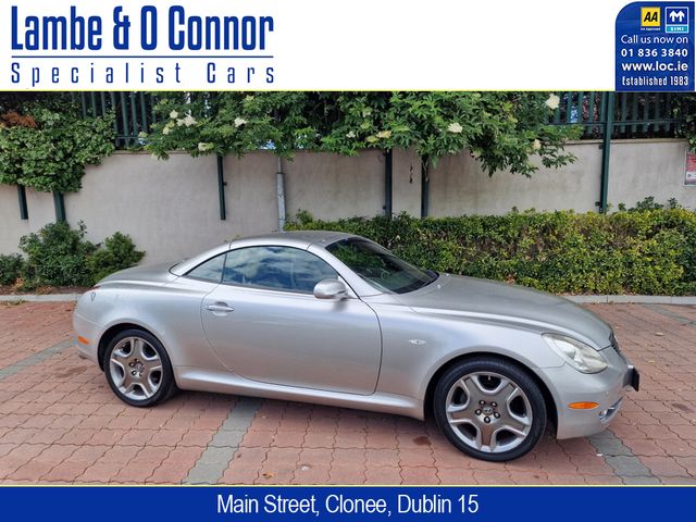 Image for 2006 Lexus SC 430 SC 430 CONVERTIBLE * COSMO SILVER / TAN LEATHER * ALL OPTIONS * APPLE CAR PLAY * LOW MILES * T/BELT Service just completed * UNIQUE * 