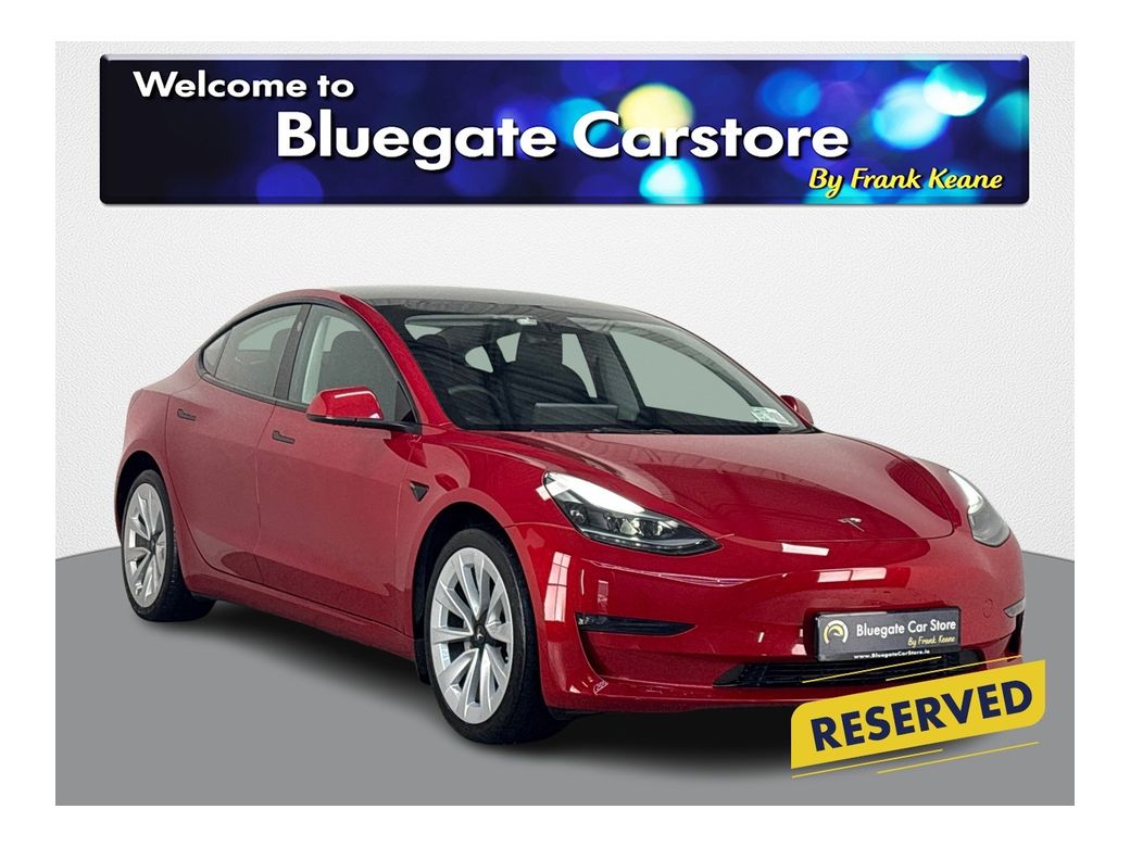 Image for 2023 Tesla Model 3 LONG RANGE AWD 4DR **FULL BLACK LEATHER INTERIOR**BLIND SPOT CAMERAS**REVERSE CAMERA**PARKING SENSORS**PANORAMIC SUNROOF**ADJUSTABLE DRIVING DYNAMICS**HEATED FRONT AND REAR SEATS**TOUCHSCREEN SYSTEM**