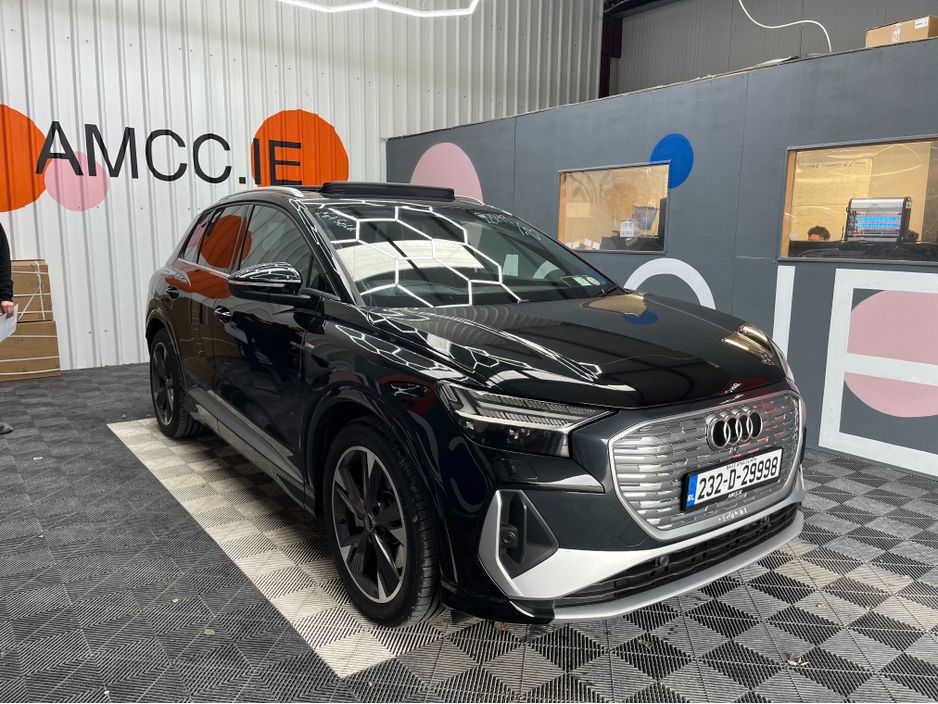 Image for 2023 Audi Q4 e-tron €33950 2023 AUDI Q4 E-TRON AUTOMATIC / CRUISE CONTROL / 360° CAMERA / HEATED SEATS / PANORAMIC SUNROOF / PADDLE SHIFTERS / AMBIOENT LIGHTS / APPLE CARPLAY AND MORE