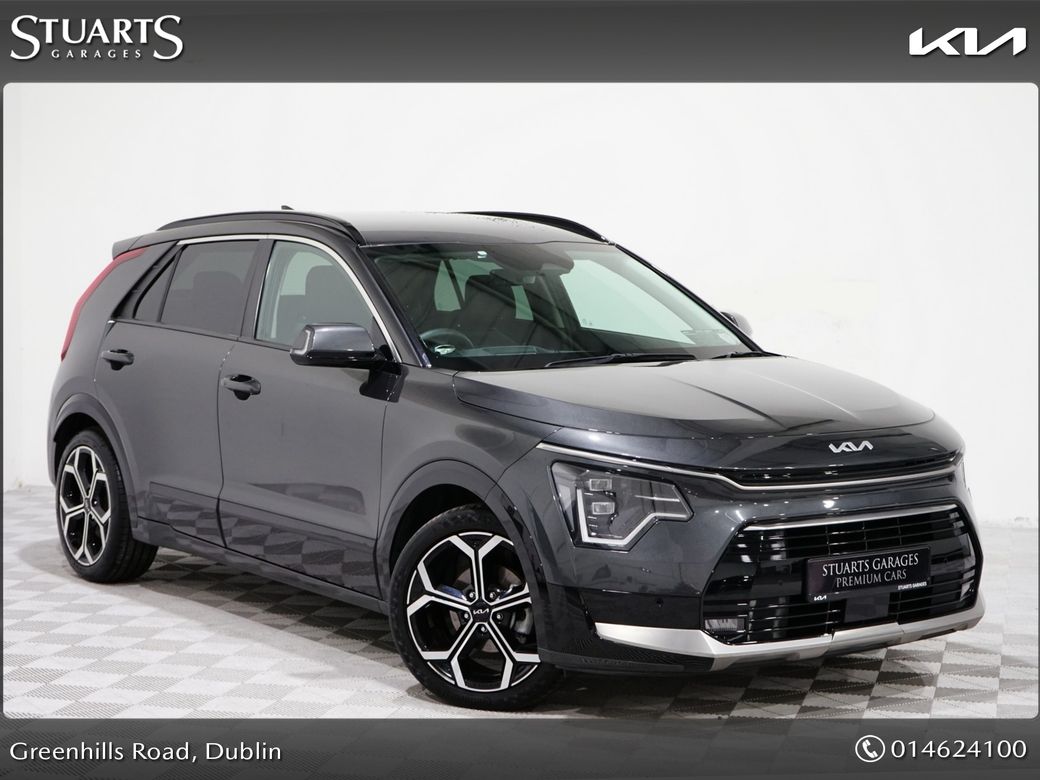 Image for 2023 Kia Niro K4 PHEV: INTERSTELLAR GREY METALLIC WITH TWO TONE INTERIOR, HEADS UP, POWER BOOT, HEATED AND VENTILAED SEATS, MEMORY SEATS, ANDROID APPLE CARPLAY