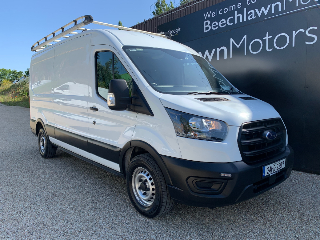 Image for 2024 Ford Transit 2.0 TDCI 130 PS LWB MED ROOF RWD // PRICE EXCL. VAT // VERY LOW MILEAGE // 03/27 CVRT / 