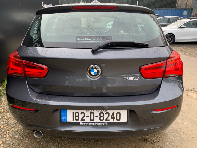Image for 2018 BMW 1 Series 116D SE AUTOMATIC // GREAT CONDITION // FULL SERVICE HISTORY // LEATHER, SAT NAV AND PARKING SENSORS // €200 ROAD TAX // 