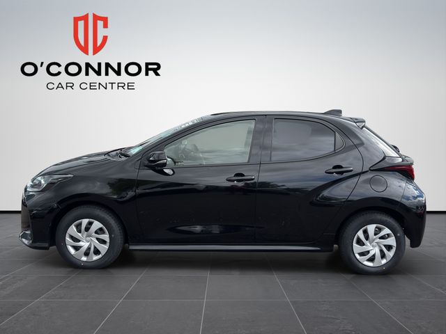 Image for 2021 Toyota Yaris Black, hybrid and easy on fuel — this Yaris just makes sense.