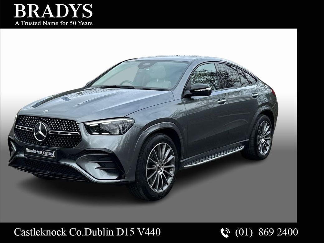 Image for 2024 Mercedes-Benz GLE Class GLE 350de Coupe 4Matic AMG Premium--Panoramic Sunroof, Side Steps, Night Package, Burmester Sound, Memory Seats, 