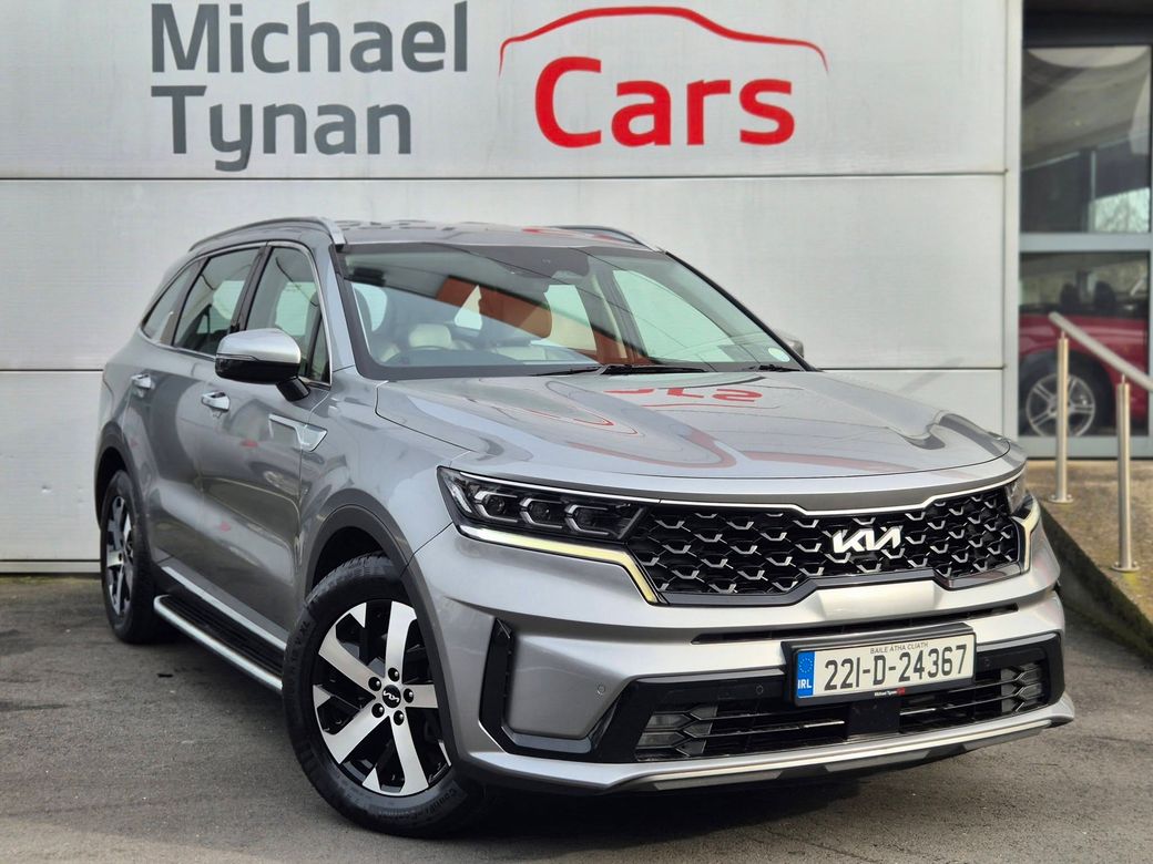 Image for 2022 Kia Sorento 2.2 Diesel K3 2WD 7 Seat Auto, Beige Leather Heated Seats, 19" Alloys, Adaptive Cruise Control, Side Steps - First Reg in April 2022 - Trade in Price €38, 999