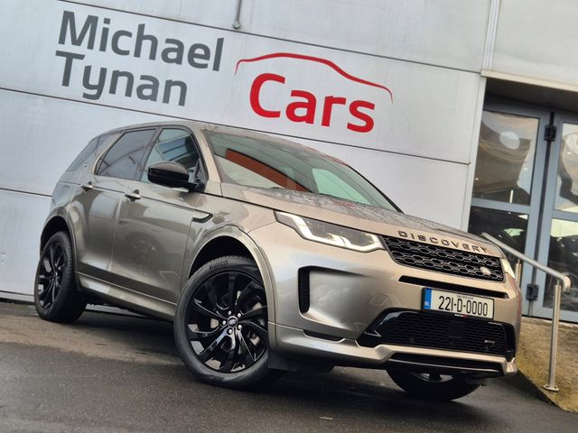 Image for 2022 Land Rover Discovery Sport R-Dynamic P300e Automatic, AWD, Panoramic roof, Black & Beige Leather, Black 20" Alloys