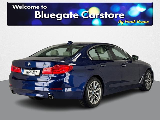 Image for 2018 BMW 5 Series 530E IPERFORMANCE**HARMON KARDON SOUNDSYSTEM**AMBIENT LIGHTING**HEATED LEATHER ELECTRIC MEMORY SEATS**CREAM INTERIOR**TOUCHSCREEN INFOTAINMENT**APPLE CAR PLAY**REVERSE CAMERA**PARKING SENSORS**