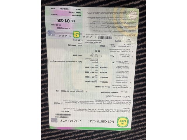 Image for 2016 Dacia Sandero Stepway 1.5 dCi 90 STEPWAY ALTERNATIVE