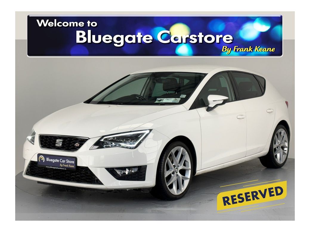 Image for 2017 SEAT Leon 1.4 TSI 125HP FR**MULTIFUNCTIONAL STEERING WHEEL**TOUCH SCREEN MEDIA**BLUETOOTH**ALCANTARA INTERIOR**SEMI DIGITAL DASH**DUAL CLIMATE CONTROL**FINANCE AVAILABLE**