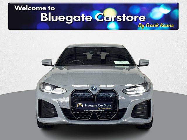 Image for 2024 BMW i4 EDRIVE35 M SPORT **FULL BLACK LEATHER AND SUEDE SEATS**LARGE TOUCHSCREEN INFOTAINMENT SCREEN**REVERSE CAMERA**FRONT AND REAR PARKING SENSORS**USB CHARGING PORT**APPLE CARPLAY**ANDROID AUTO**