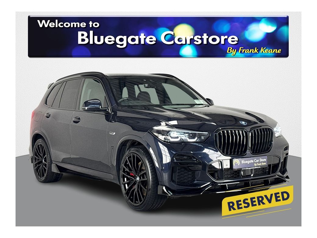 Image for 2023 BMW X5 G05 XDRIVE 45E M SPORT PHEV A UPGRADED 22"ALLOYS WITH BODY KIT**HEATED ELECTRIC MEMORY SEATS**WIRELESS PHONE CHARGER**BLACK LEATHER INTERIOR**REVERSE CAMERA**HARMON KARDON**HEADS UP DISPLAY**