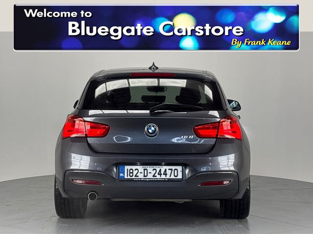 Image for 2018 BMW 1 Series I M SPORT**MULTIFUNCTIONAL STEERING WHEEL**TOUCH SCREEN MEDIA DISPLAY**BLUETOOTH**NAVIGATION**DRIVE MODES**FRONT HEATED SEATS**KEYLESS START**FINANCE AVAILABLE**