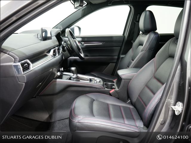 Image for 2024 Mazda CX-5 *SOLD DEPOSIT TAKEN*AUTO PETROL* CX-5 2.0P MILD HYBRID 165ps HOMURA: MACHINE GREY WITH BLACK LEATHER, SUNROOF, MEMORY SEATS, BOSE SOUND, ELECTRIC BOOT, KEYLESS, HEADS UP