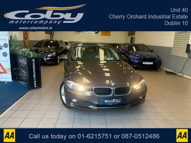 Image for 2015 BMW 3 Series 2.0 Saloon 4DR AUTO. New NCT done before collection. Full Leather, Alloy Wheels, Dual Climate Control, Rear Parking Sensors, Bluetooth, MFSW, Automatic Lights &amp; Wipers and more.