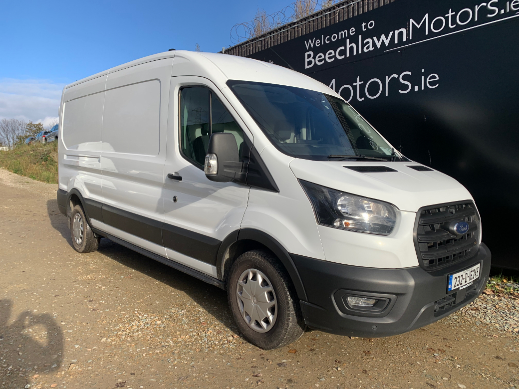 Image for 2023 Ford Transit 2.0 TDCI 130PS LWB MED ROOF FWD TREND // PRICE EXCL. VAT // ONE OWNER // 08/26 CVRT // PARKING SENSORS, CRUISE AND BLUETOOTH // 