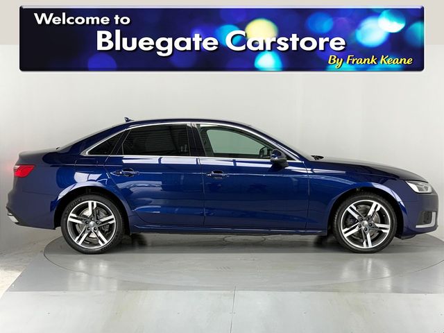 Image for 2020 Audi A4 LIMOUSINE 35 TDI 163BHP S-TRONIC SE**MULTIFUCTIONAL STEERING WHEEL**BLACK LEATHER INTERIOR**FRONT HEATED SEATS**BLUETOOTH**APPLE CARPLAY**REVERSE CAMERA**PARKING SENSORS**DRIVE SELECT MODES**
