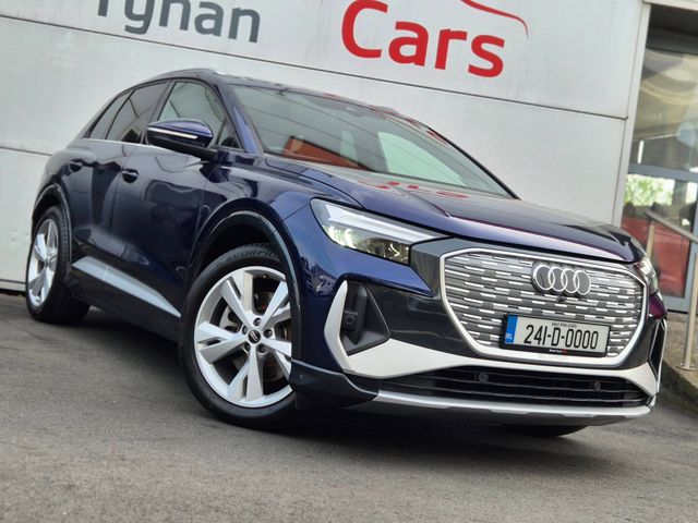 Image for 2024 Audi Q4 e-tron 40 S Line, 82kwh, 20" Alloys, Car Play, Electric Tailgate, 1/2 Leather - First Reg in March 2024 - Trade in Price €38, 555