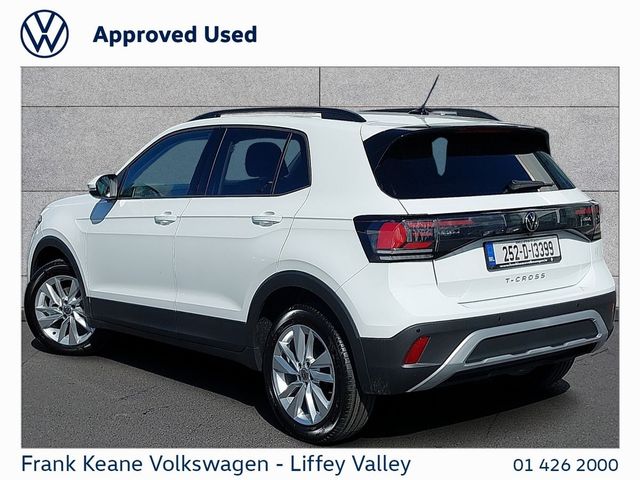 Image for 2025 Volkswagen T-Cross EDITION 75 1.0TSI 95BHP *PURE WHITE* *PRIVACY GLASS* *REAR VIEW CAMERA* *CARPLAY & ANDROID AUTO* *PCP FINANCE AVAILABLE*