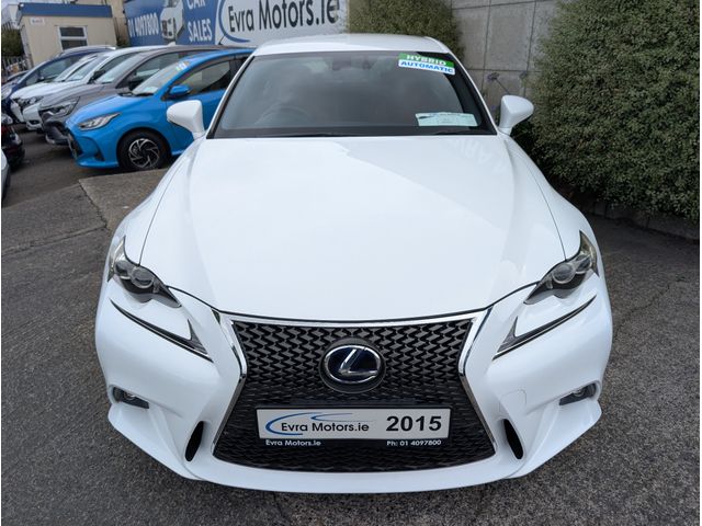 Image for 2015 Lexus IS 300h F-SPORT AUTOMATIC HYBRID 2.5 PETROL //HIGH SPEC//HALF RED LEATHER ELECTRIC HEATED SEATS//REVERSE CAMERA//KEYLESS ENTRY//ADAPTIVE CRUISE CONTROL// 