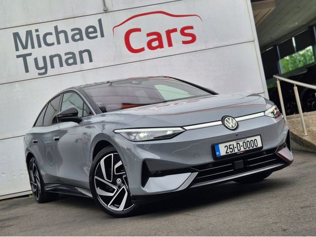 Image for 2025 Volkswagen ID.7 VW ID7 Match Pro 77kwh, 20" Alloys, CarPlay, Panoramic Sunroof, 360 Camera, Massage seats - First Registered in April 2025 - Trade in Price €41, 999
