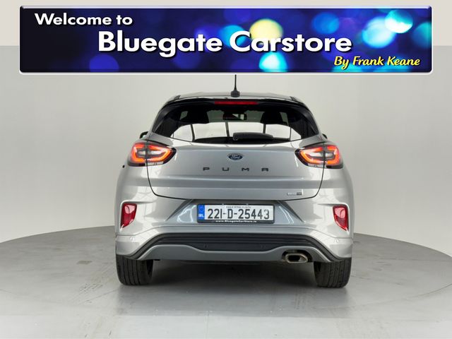 Image for 2022 Ford Puma ST-LINE 5DR 1.0T 125 MHEV**MULTIFUNCTIONAL STEERING WHEEL**DIGITAL DASH**TOUCH SCREEN MEDIA DISPLAY**PARKING SENSORS**NAVIGATION**AIR CONDITIONING**KEYLESS START**BLACK CLOTH INTERIOR**17INCH ALLOYS*