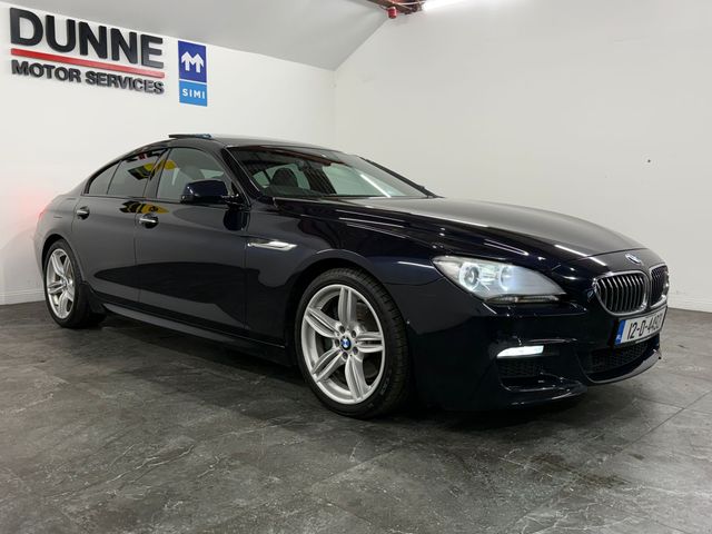 Image for 2012 BMW 6 Series **640D**M-SPORT**GRAN COUPE**5SEATS**PAN ROOF**270 CAMERA**19"ALLOYS**LEATHER DASH**FULLY ELECTRIC MEMORY SEATS**HEATED SEATS**SAT NAV**2 KEYS**XENON HEADLAMPS**MULTIFUNCTION STEERING WHEEL**