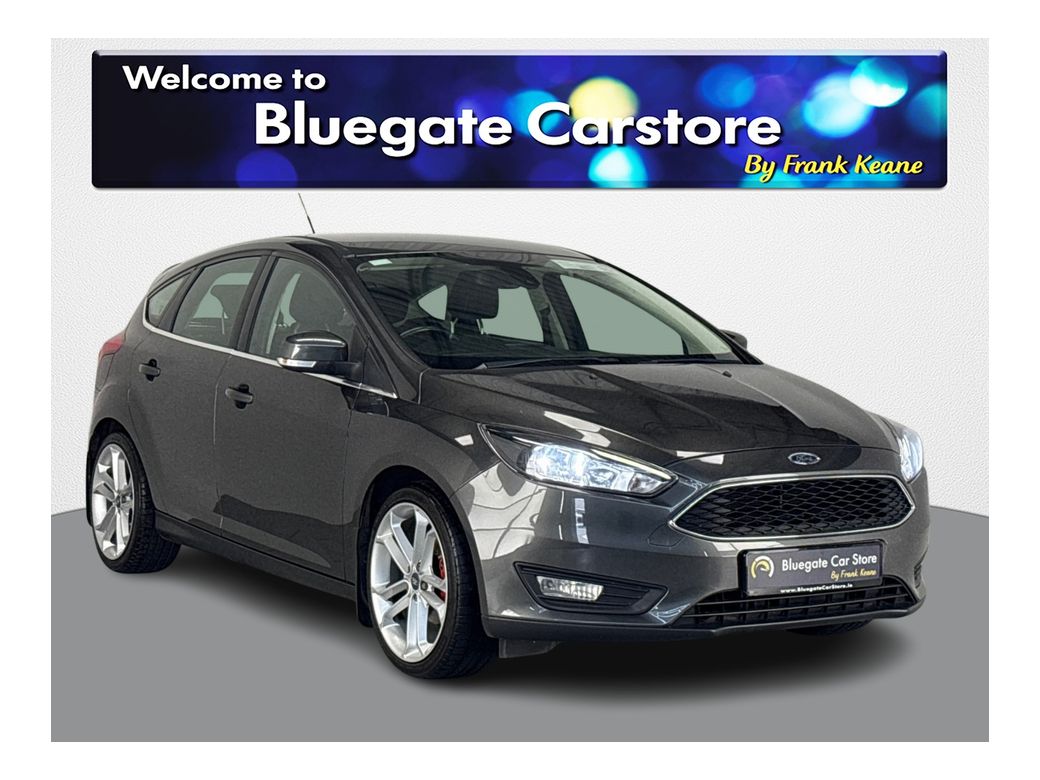 Image for 2017 Ford Focus ZETEC 1.0 ECOBOOST 100PS 4DR **18 INCH ALLOY WHEELS**PARKING SENSORS REAR**FULL BLACK CLOTH INTERIOR**USB CHARGING PORT**SMALL INFOTAINMENT SYSTEM**AUTO START/STOP**ISOFIX**SPARE TYRE**
