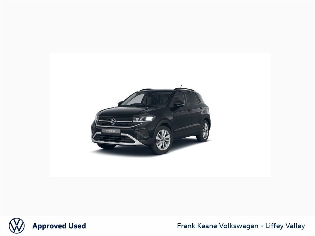 Image for 2025 Volkswagen T-Cross EDITION 75 1.0TSI 95BHP *DEEP BLACK PEARL METALLIC* *DELIVERY KMS* *252D REG* *BIG SAVINGS VS NEW CAR* *WHILE STOCKS LAST* *PCP 3 YRS FROM €276PM*