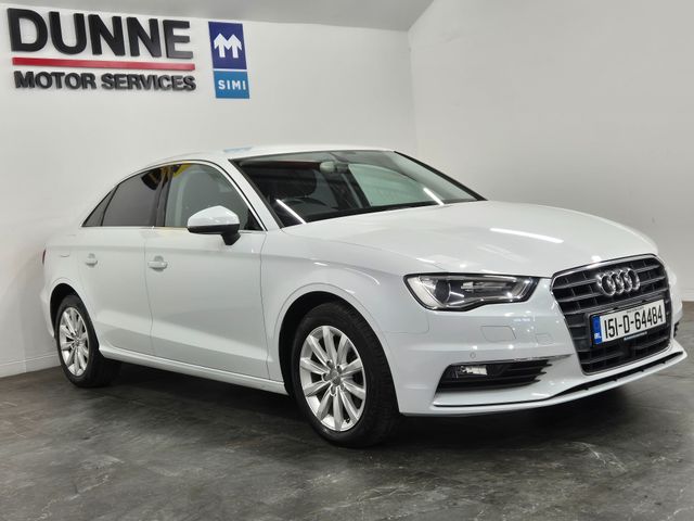 Image for 2015 Audi A3 Saloon **A3 1.4TFSI**SE**FULL LEATHER**FRONT ELECTRIC SEATS**HEATED SEATS**XENON HEADLAMPS**KEYLESS ENTRY AND START**LEATHER MULTIFUNCTION STEERING WHEEL**REVERSE CAMERA**ADAPTIVE CRUISE CONTROL**